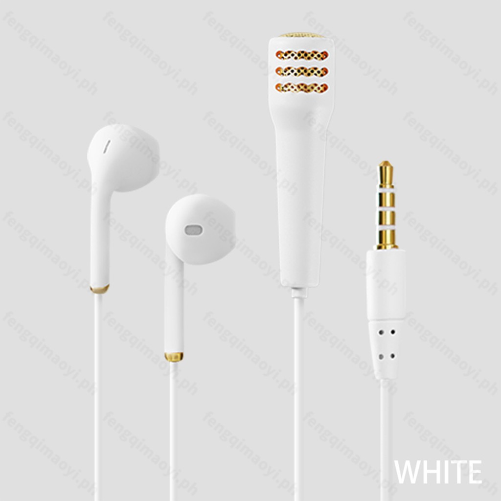 2 in 1 Headphones with HD Microphone 3.5mm jack high quality earphones. Shopee Philippines