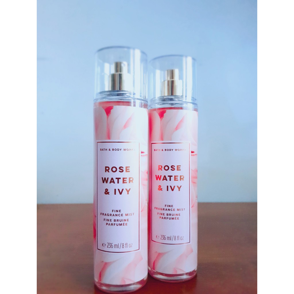 Authentic Bath & Body Works ROSE WATER & IVY Fragrance Mist Shopee