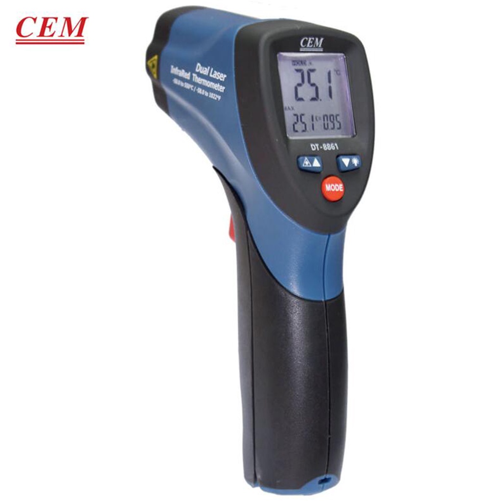 CEM DT8861 NonContact Temperature Measuring Gun Infrared Temperature