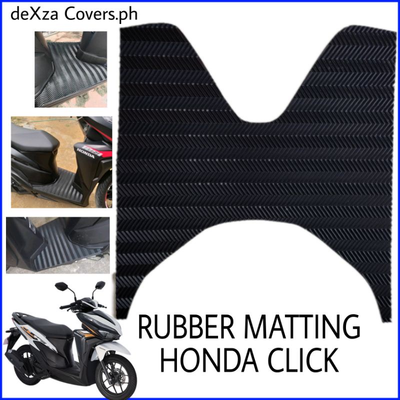 SOLID RUBBER MATTING HONDA CLICK V2/V3/V4 Shopee Philippines