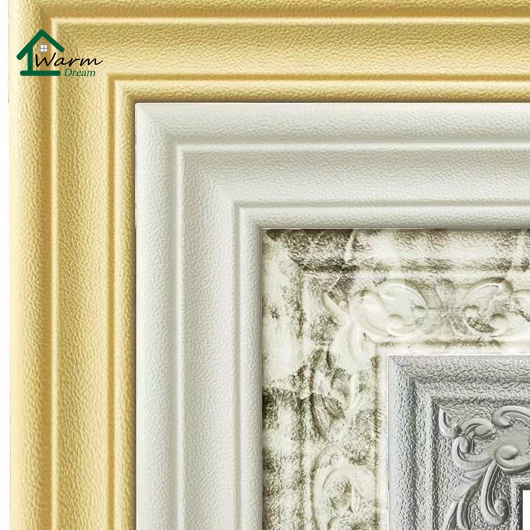 2.3m 3D Wall Border Wall Sticker Waterproof PE Foam SelfAdhesive