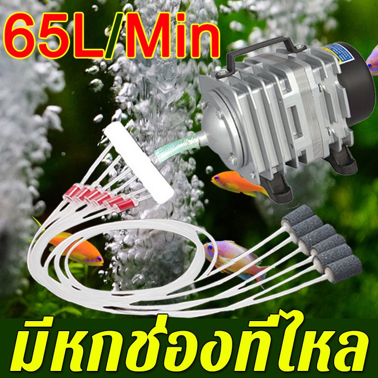 6 Air Outlets Large Volume Oxygen Aquarium Pump Fish Pond Shopee