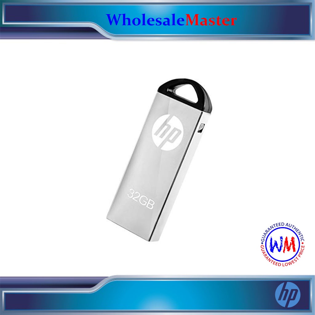 HP Metal USB 2.0 Flash Drive 32GB V220W Shopee Philippines