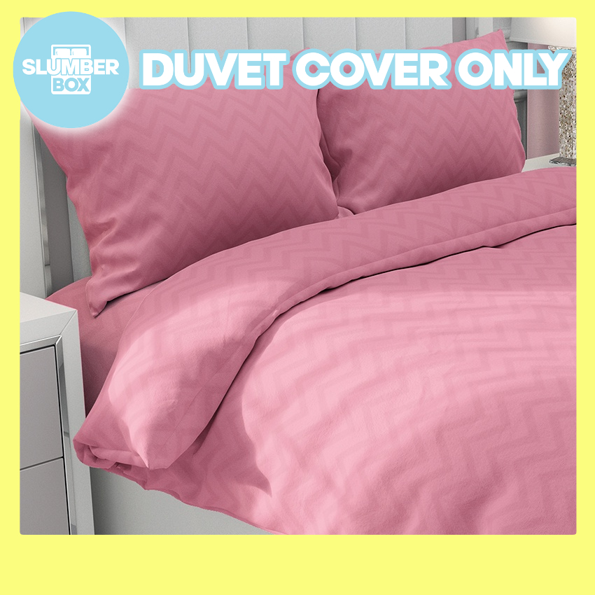 Slumber Box Chevron Duvet Cover Premium Plain Stripes Quilt Cover