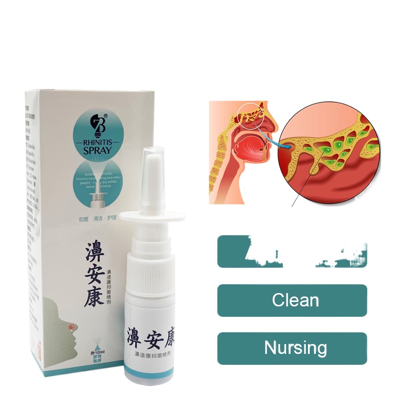 10ML Nasal Spray Nose Sprays Relieves Acute/Chronic Rhinitis Sinusitis