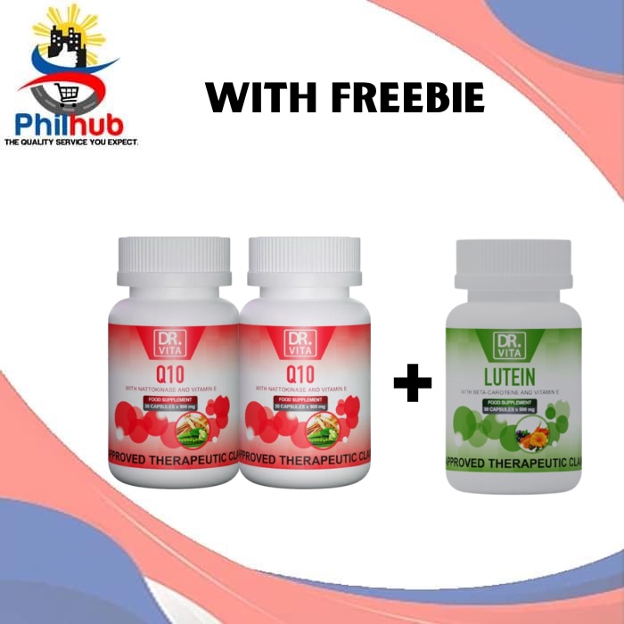 Dr Vita Buy 2 bottle of Dr. Vita Q10 Get 1 Free Lutein Blood pressure