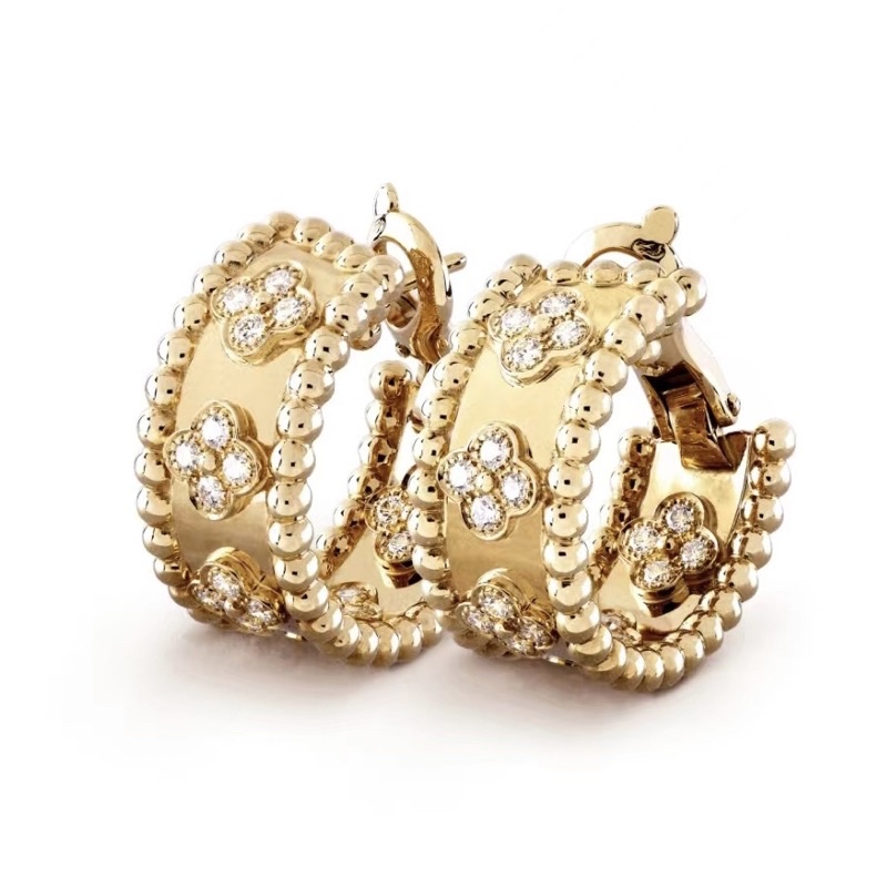 [LBB]Luxury Vca Earrings For Women Jewelry Shopee Philippines