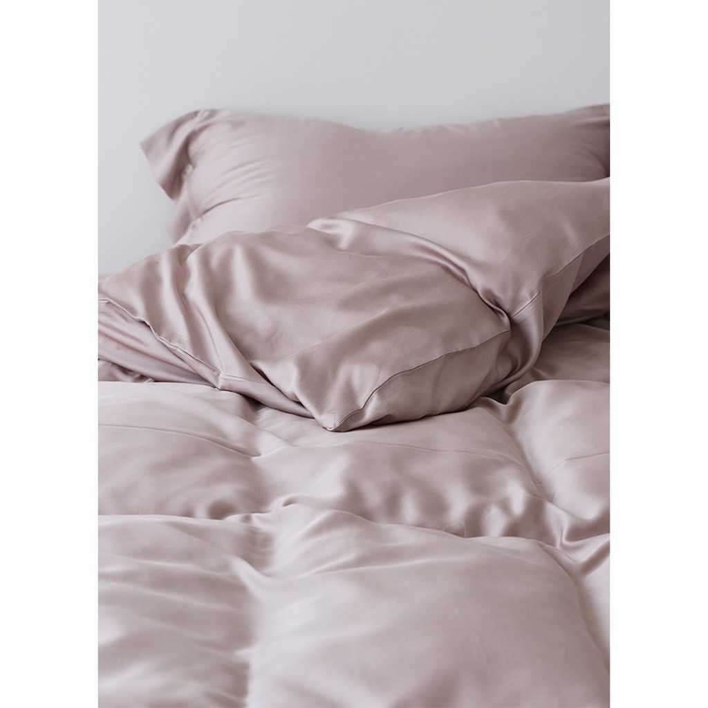 Austrian Tencel Lyocell fiber cool silky skinfriendly nude sleeping light luxury bedding four