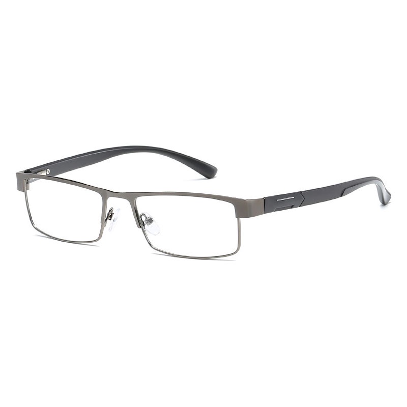 Men's Titanium Reading Glasses Retro Business Hyperopia Prescription