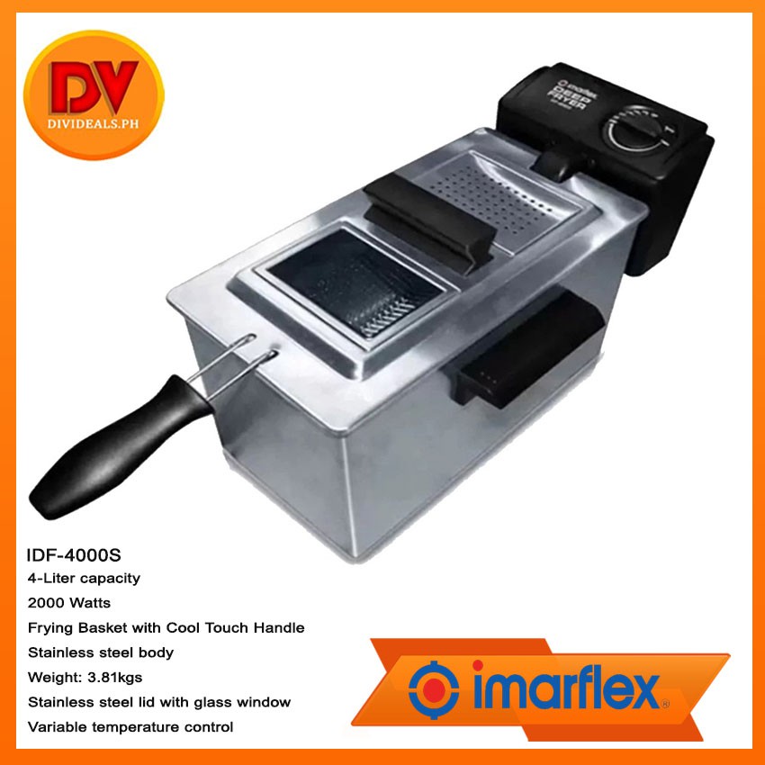 Imarflex IDF4000S Deep Fryer Shopee Philippines