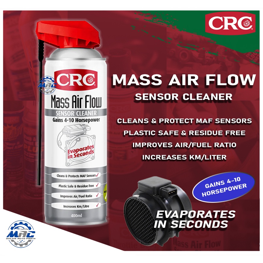 CRC Mass Air Flow Sensor Cleaner MAF sensor Cleaner 400ml Shopee Philippines
