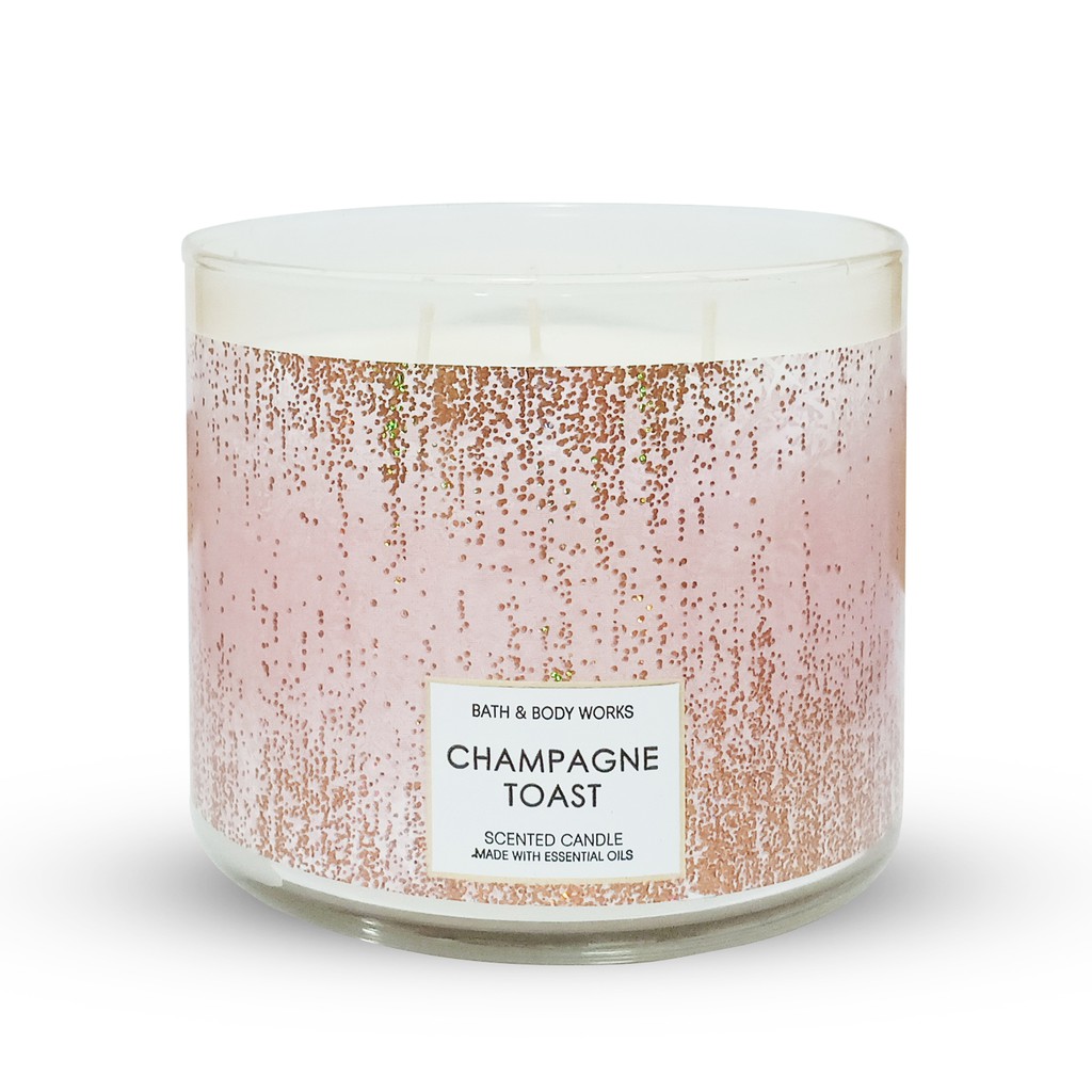 Bath and Body Works CHAMPAGNE TOAST 3Wick Candle 14.5 oz / 411 g