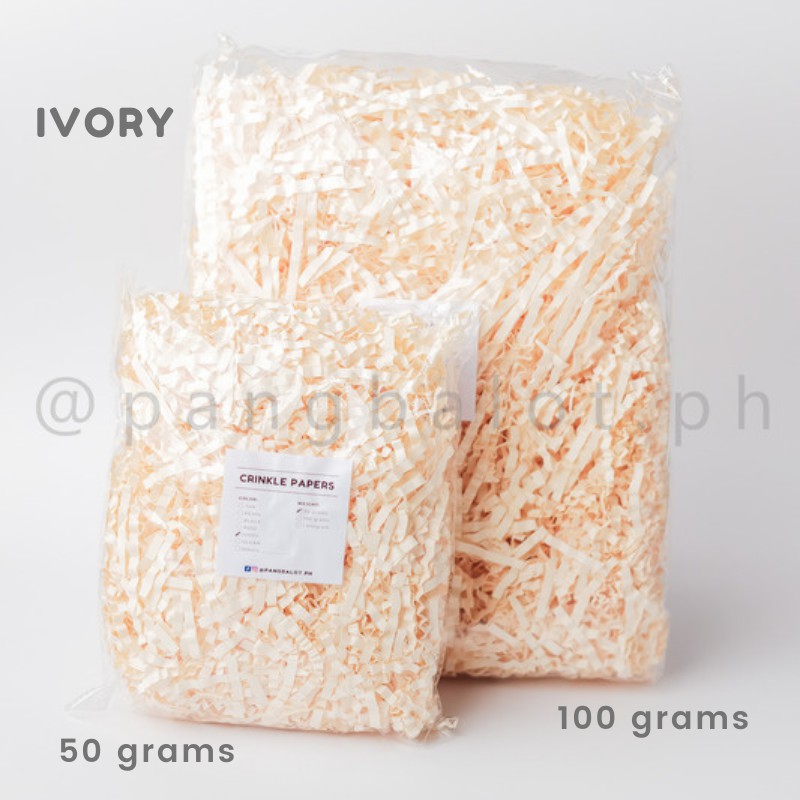 Crinkle Papers IVORY 50g & 100g Shopee Philippines