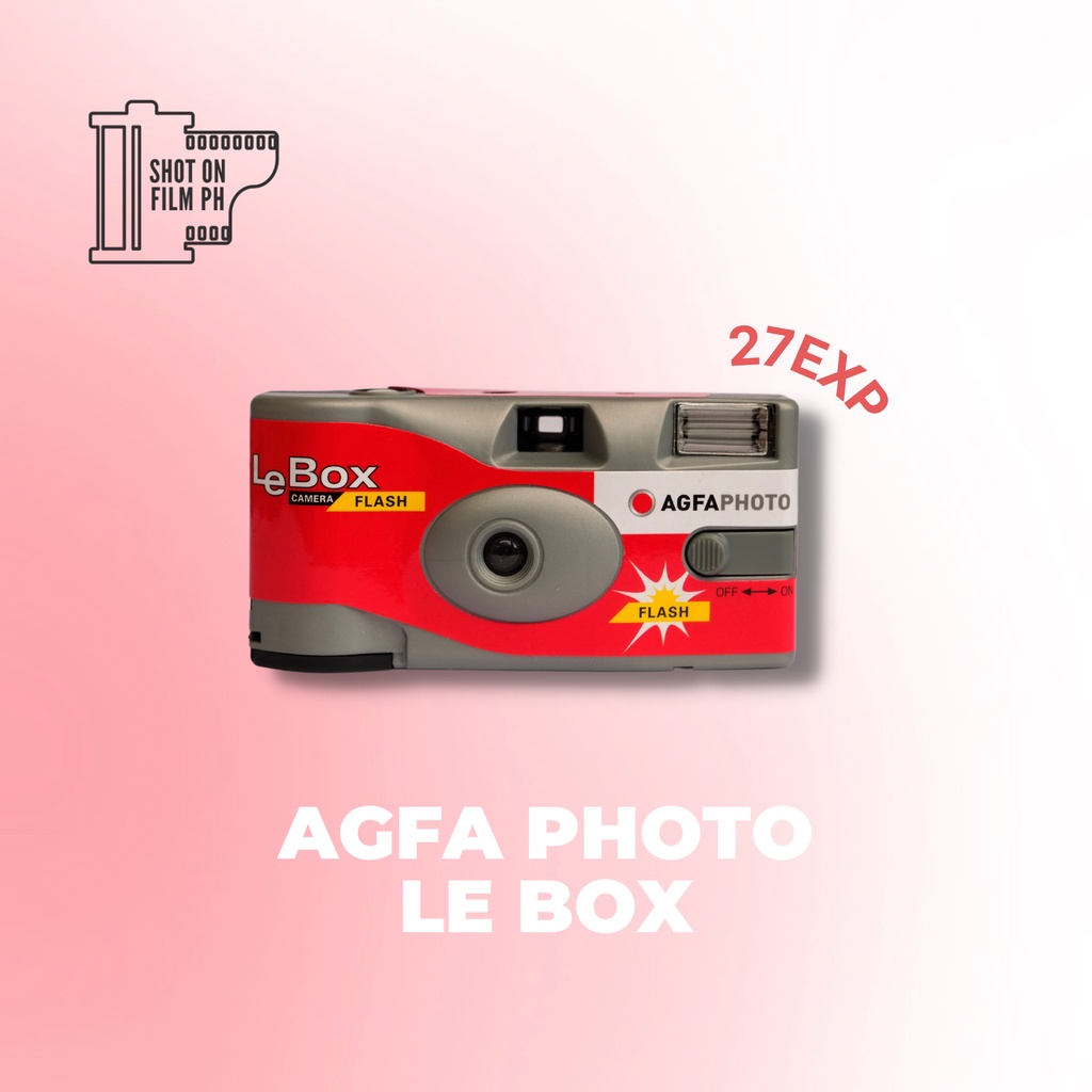 Agfa LeBox Disposable Camera (27exp) Shopee Philippines
