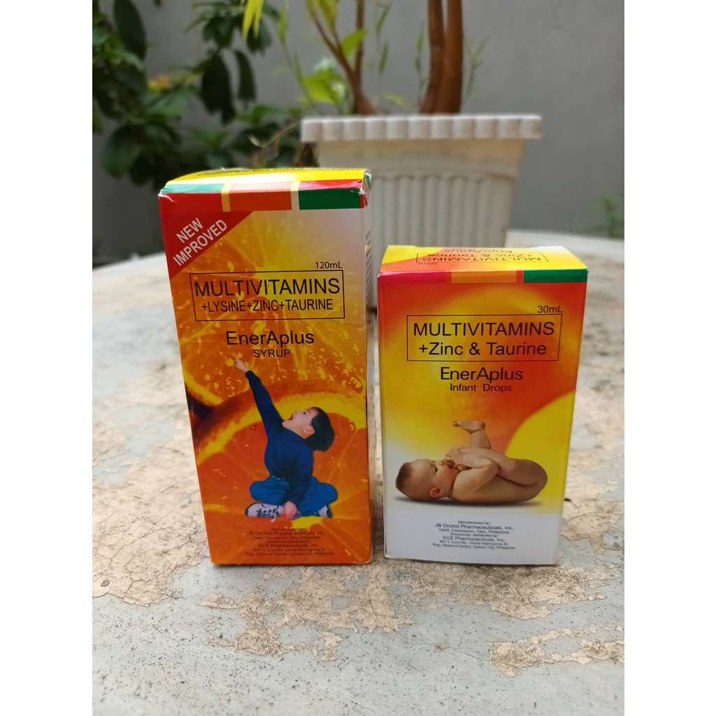 Ener A Plus Multivitamins + Lysine + Taurine (Syrup / Infant Drops