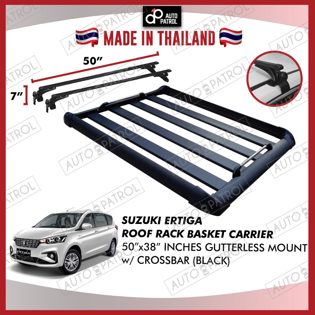 Suzuki Ertiga Aerorack Roof Rack Carrier Car Basket 50"x38" Black