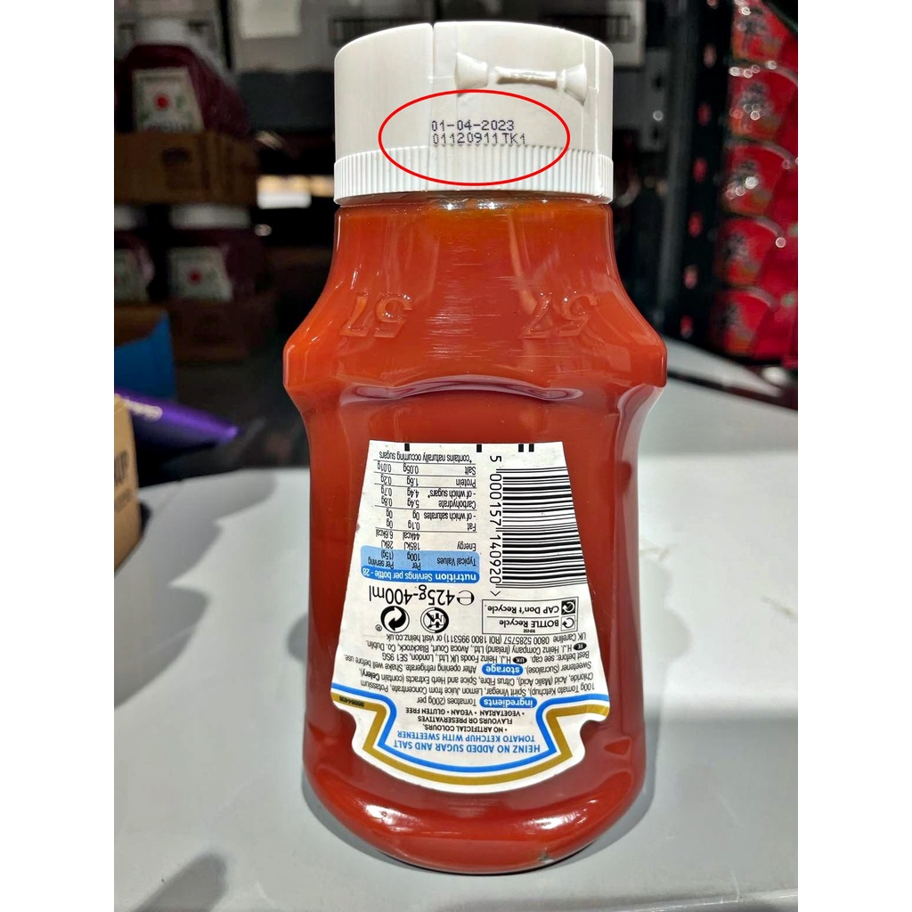 Heinz Tomato Ketchup No Added Sugar Salt sugar free catsup