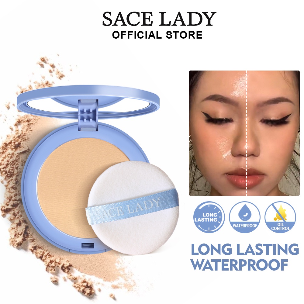 SACE LADY Oil Control With Puff Setting Powder Face Powder Matte