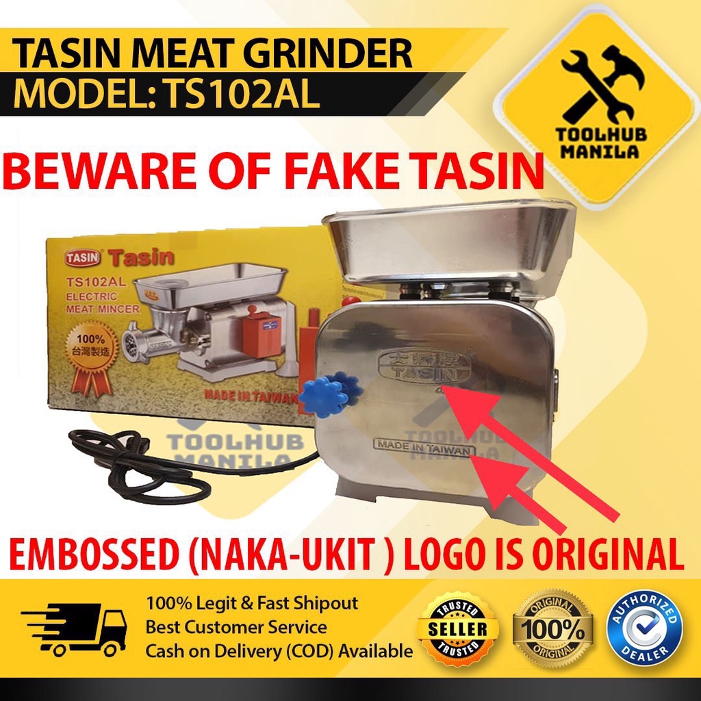 TASIN Meat Grinder Electric Meat Mincer 1/2HP Stainless TS102AL