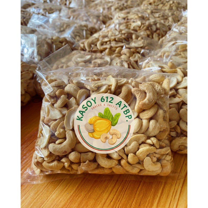 Premium Roasted Kasoy Nuts (Plain, unsalted cashew) 500g & 1kg Shopee