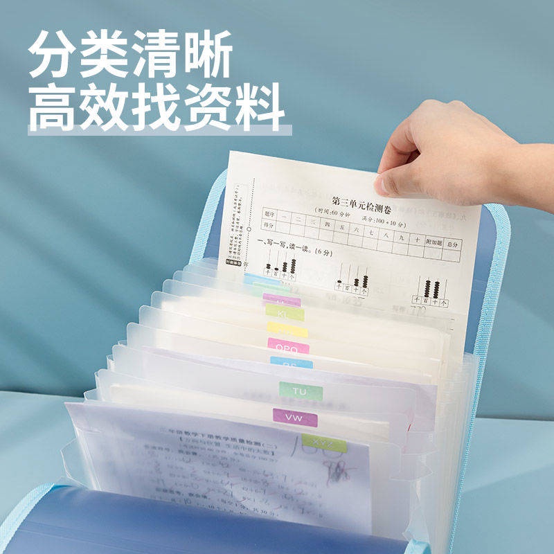 a5 binder desk organizer file organizer document bag A4 vertical