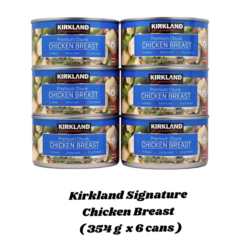 Kirkland Signature Chunk Chicken Breast ( 354g x 6 cans) Shopee
