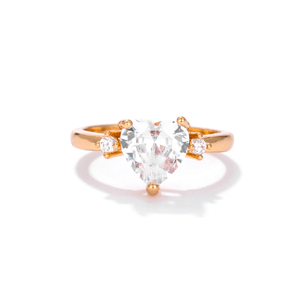 Ring 18k Gold Promise Rings Hypoallergenic Wedding Accessories Non