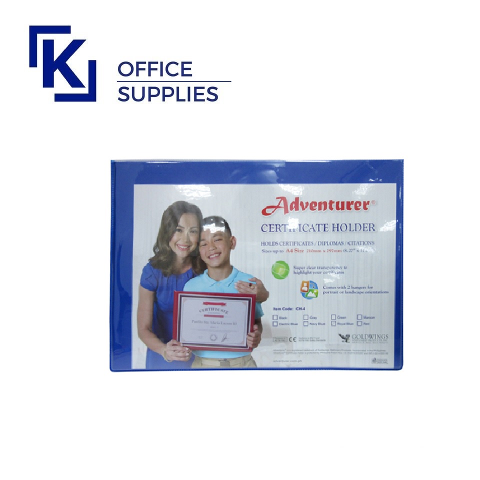 Adventurer Certificate Holder (9.00" x 12.00") Shopee Philippines