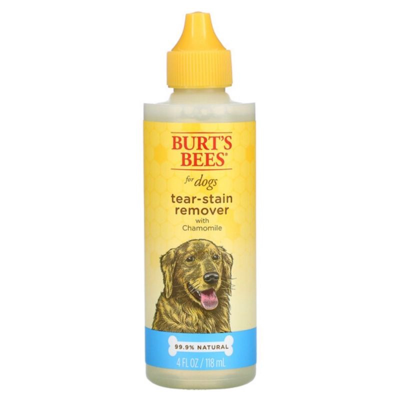 Burt's Bees TearStain Remover for Dogs, 99.9 Natural, 118 ml Shopee