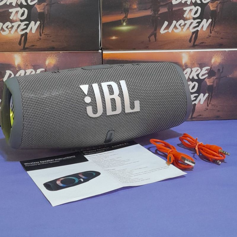 BLUETOOTH SPEAKER PORTABLE BIG BASS WITH LIGHT BUILTIN MIC CHARGE 5