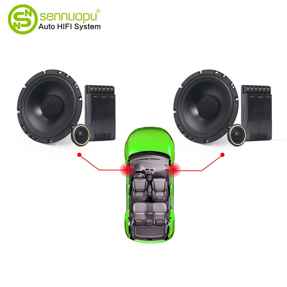 topsSennuopu SK5 Two Way Speaker Automotive Speakers Car Bass 6 5 Inch