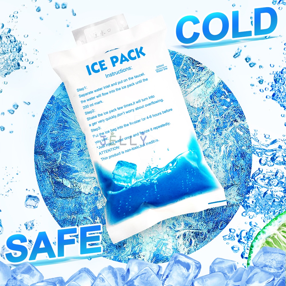 Refillable Ice Bag Ice Pack For Food Fresh Storage and Physical Cold