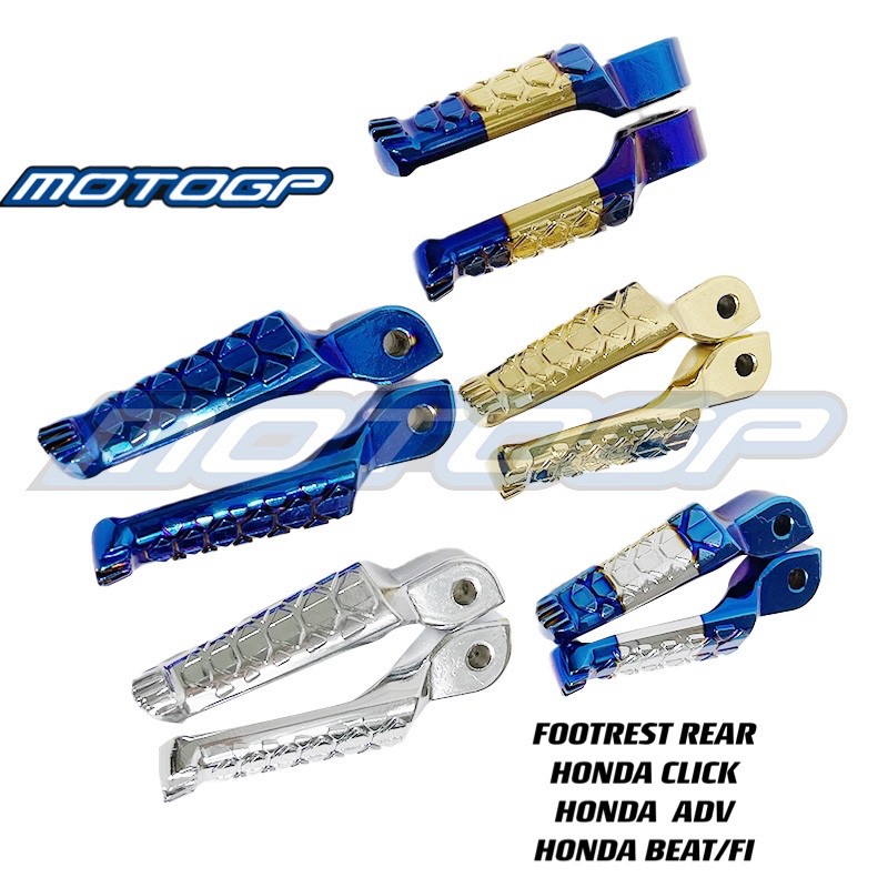 Top 1 1 Pair Univeral Footrest Thailand Yayamanin Titanium For Honda