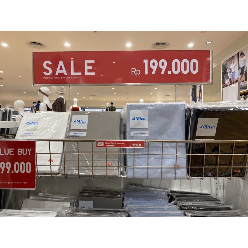 Airism Bed Linen uniqlo single, double And queen Bed Linen Shopee