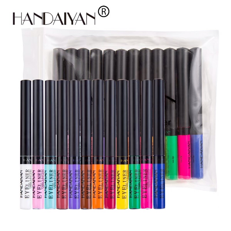HANDAIYAN eyeliner Waterproof Neon UV Liquid Eyeliner Color Eyeliner
