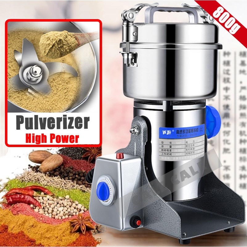 Electric grinder herbal grinder coffee grinder / 800g stainless steel