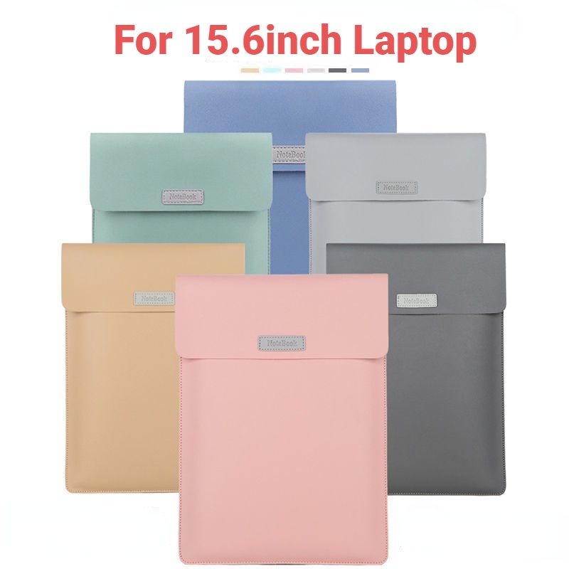 Laptop Pouch 15.6 inch Ultrathin PU Inner Bag Light Portable Laptop