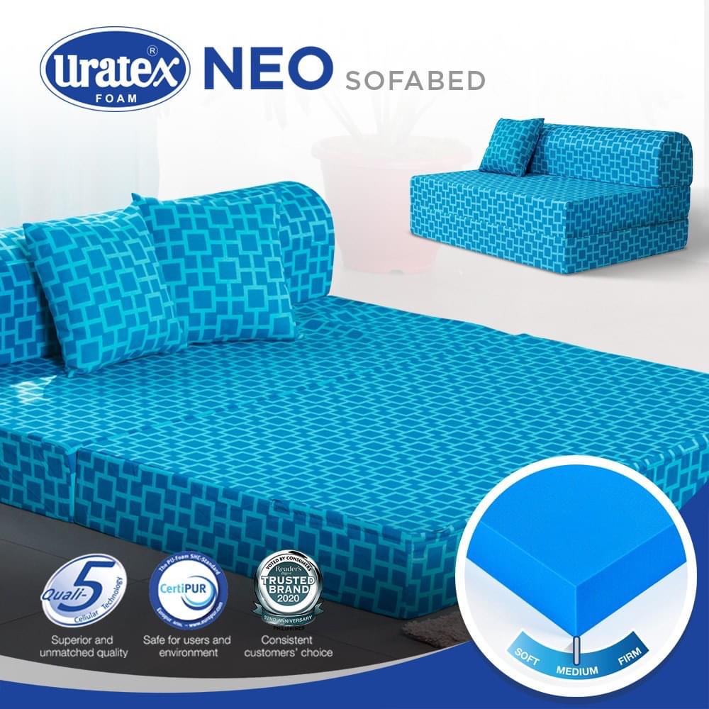 Uratex Neo Sofa Bed 6" Thickness (3 years warranty) Shopee Philippines
