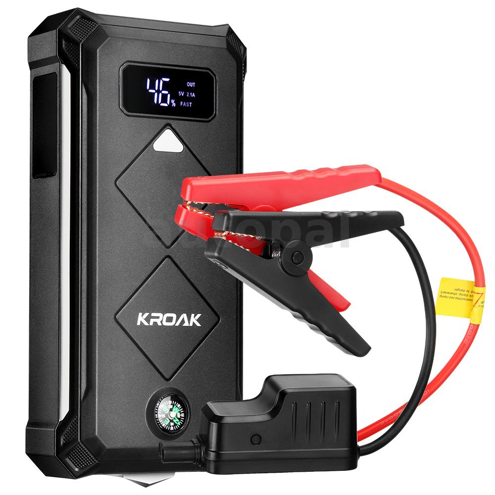 KROAK 2400A 24000mAh Portable Car Jump Starter Fast Charger Powerbank