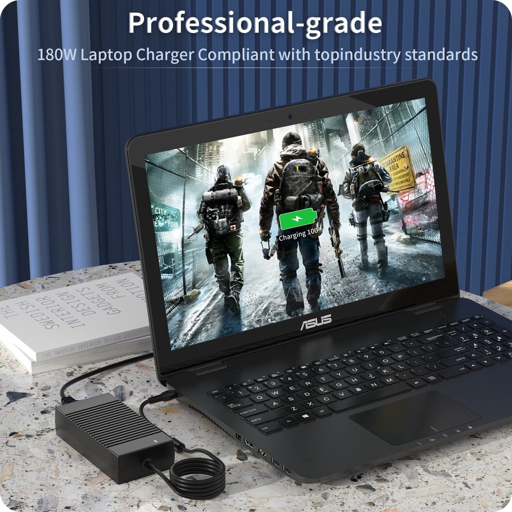180W 19V 9.5A Asus Rog Laptop Charger for Asus ROG G55VW G70 G75 G750JM