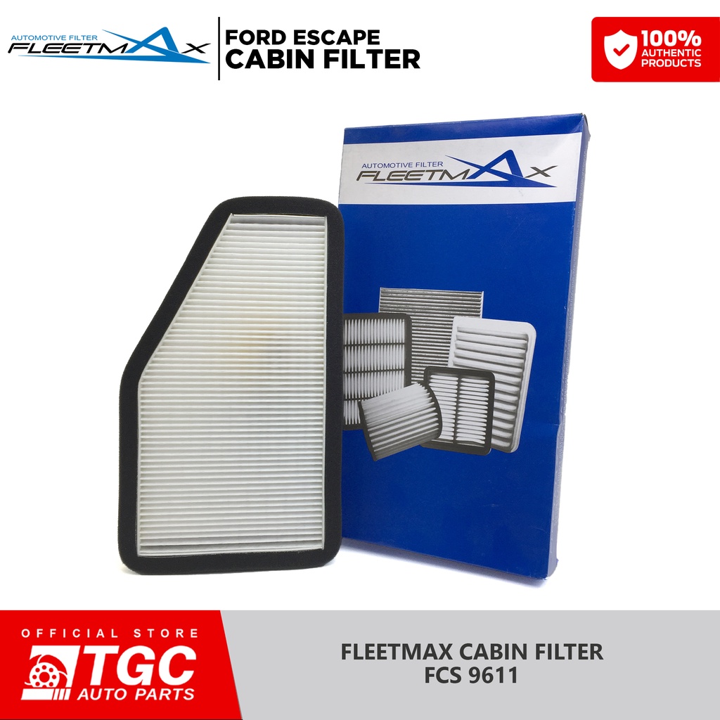 Fleetmax Cabin Filter / Aircon Filter Ford Escape 2007 2013 FCS9611 1pc Shopee Philippines