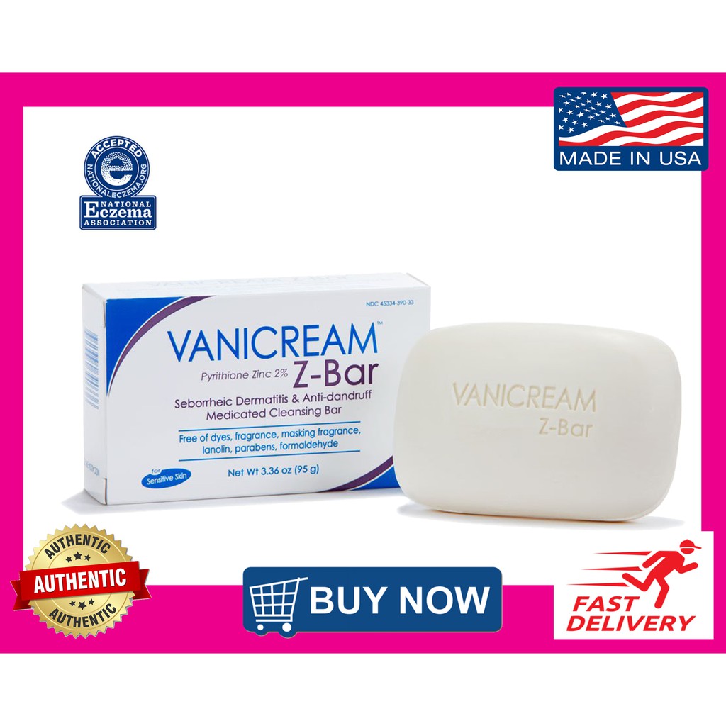 Vanicream ZBar Pyrithione Zinc 2 Seborrheic Dermatitis AntiDandruff