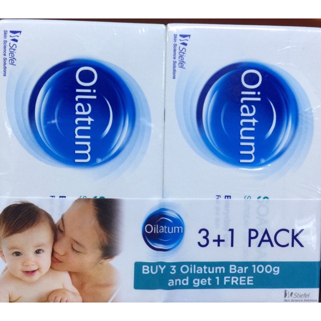 STADA Oilatum Bar Soap (pack of 4 100g bars) On SALE!!! Shopee