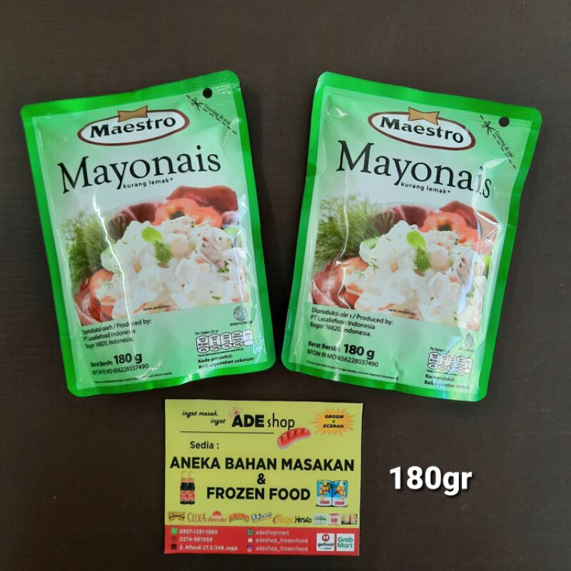 Maestro Mayonnaise Mayonnaise Sauce 180 gr Shopee Philippines