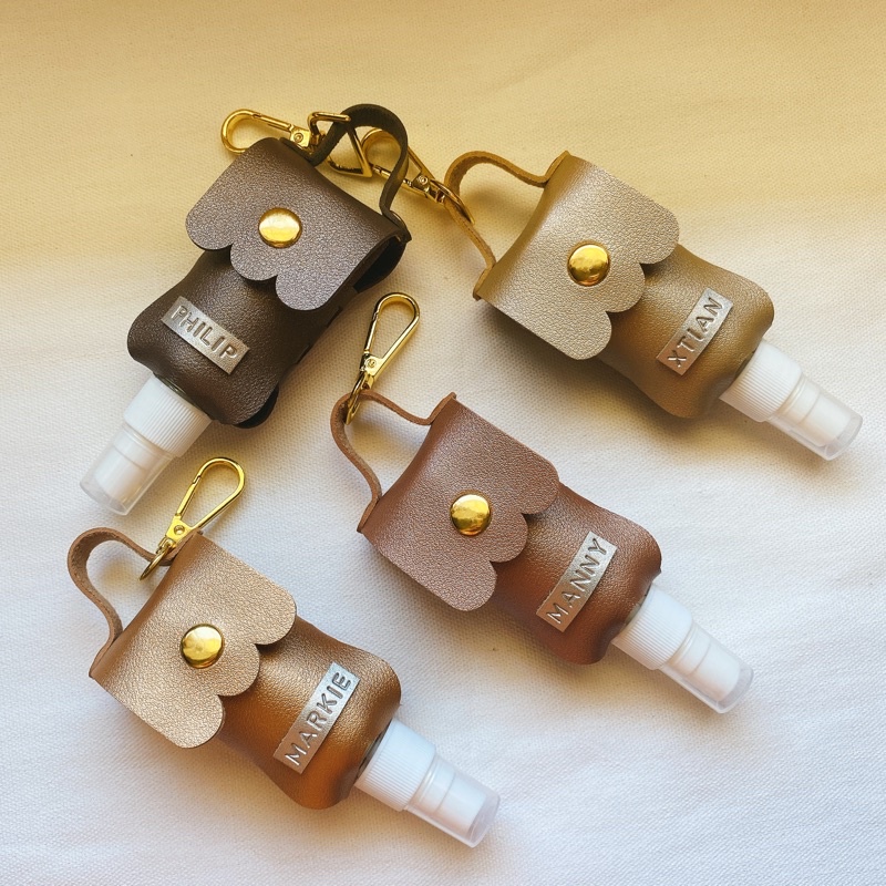 Personalized alcohol holder leather alcohol holder alcohol bottle
