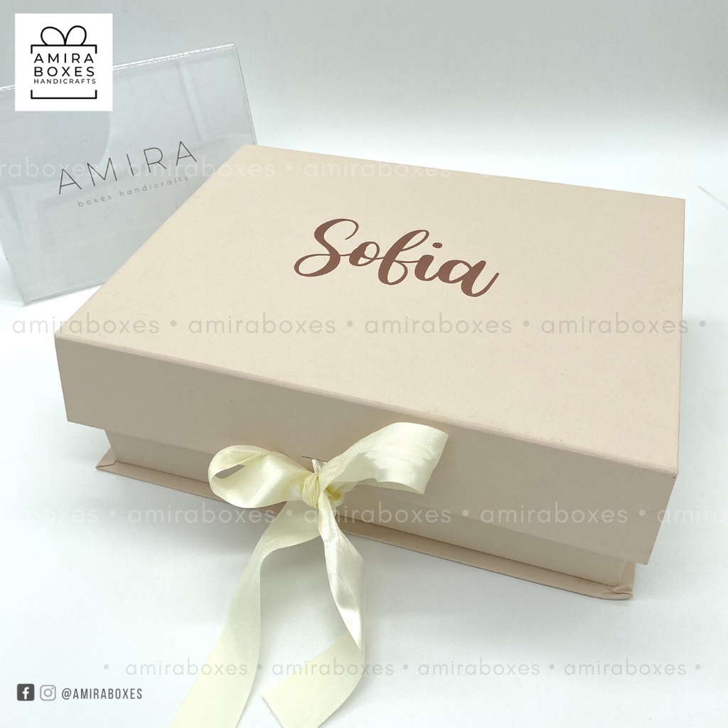 Handcrafted Gift Box FlipTop Type hard box for gifts (BOX ONLY