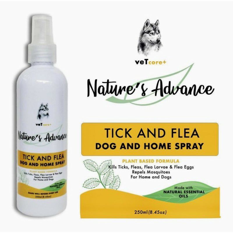 VetCore+ Natures Advance Tick and Flea Dog & Home Spray (250ml