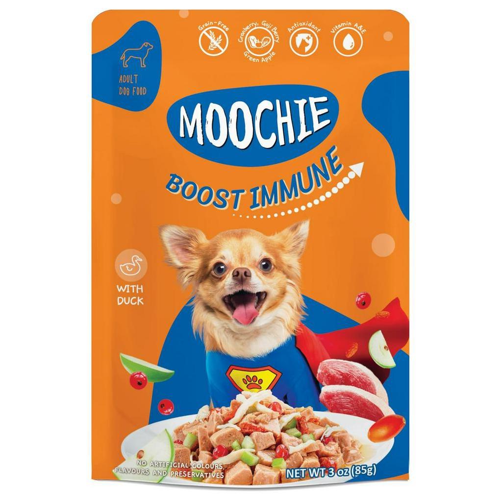 85g Moochie Casserole with Unique Benefits Wet Dog Food Pouch All