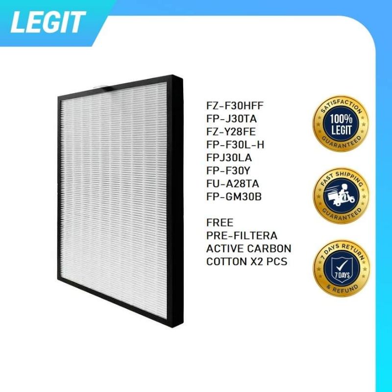 Sharp Air purifier filter FZF30HFE FPJ30E FPJ30TA FZY28FE Air