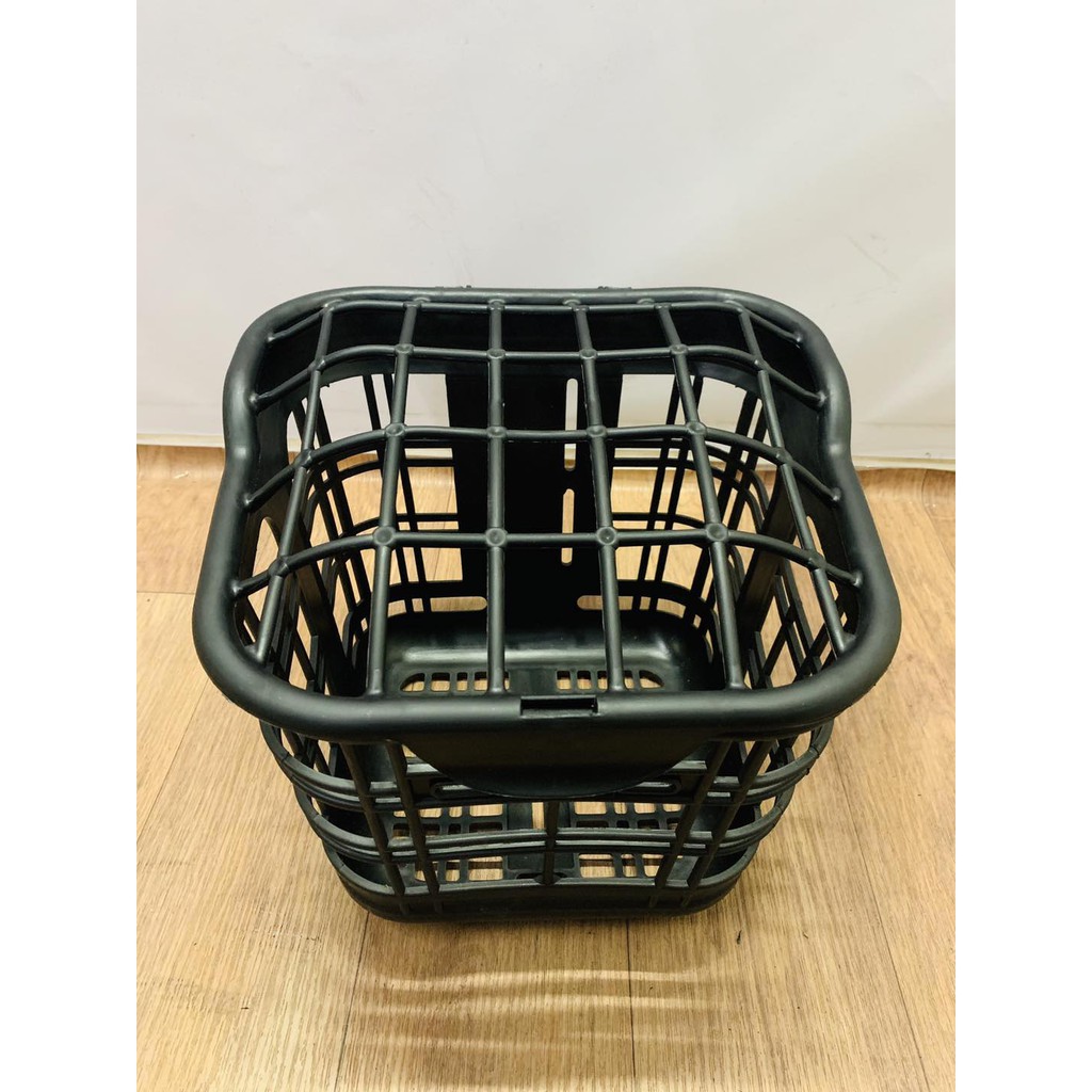 Bicycle Basket Compatible Detachable for Front and Back Seat Twisted Type (Plastic Material